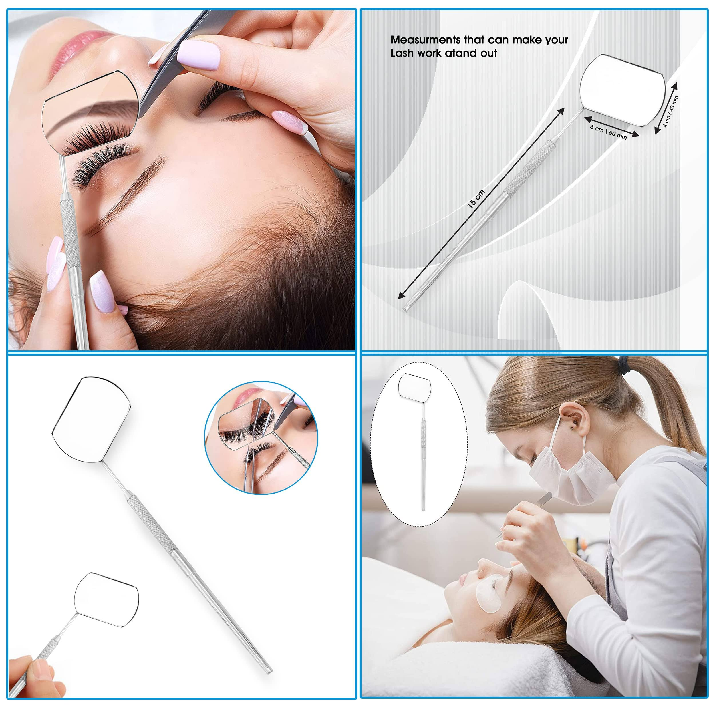 Medluxy Pro - Wimperspiegel - Lash Mirror met echte spiegel - Groot - WS0426